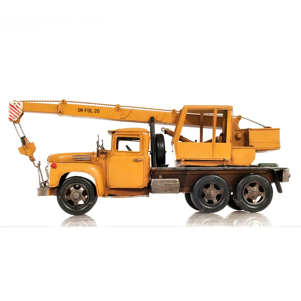AR003 Metal Handmade Crane Truck Model AR003 METAL HANDMADE CRANE TRUCK MODEL L01.WEBP